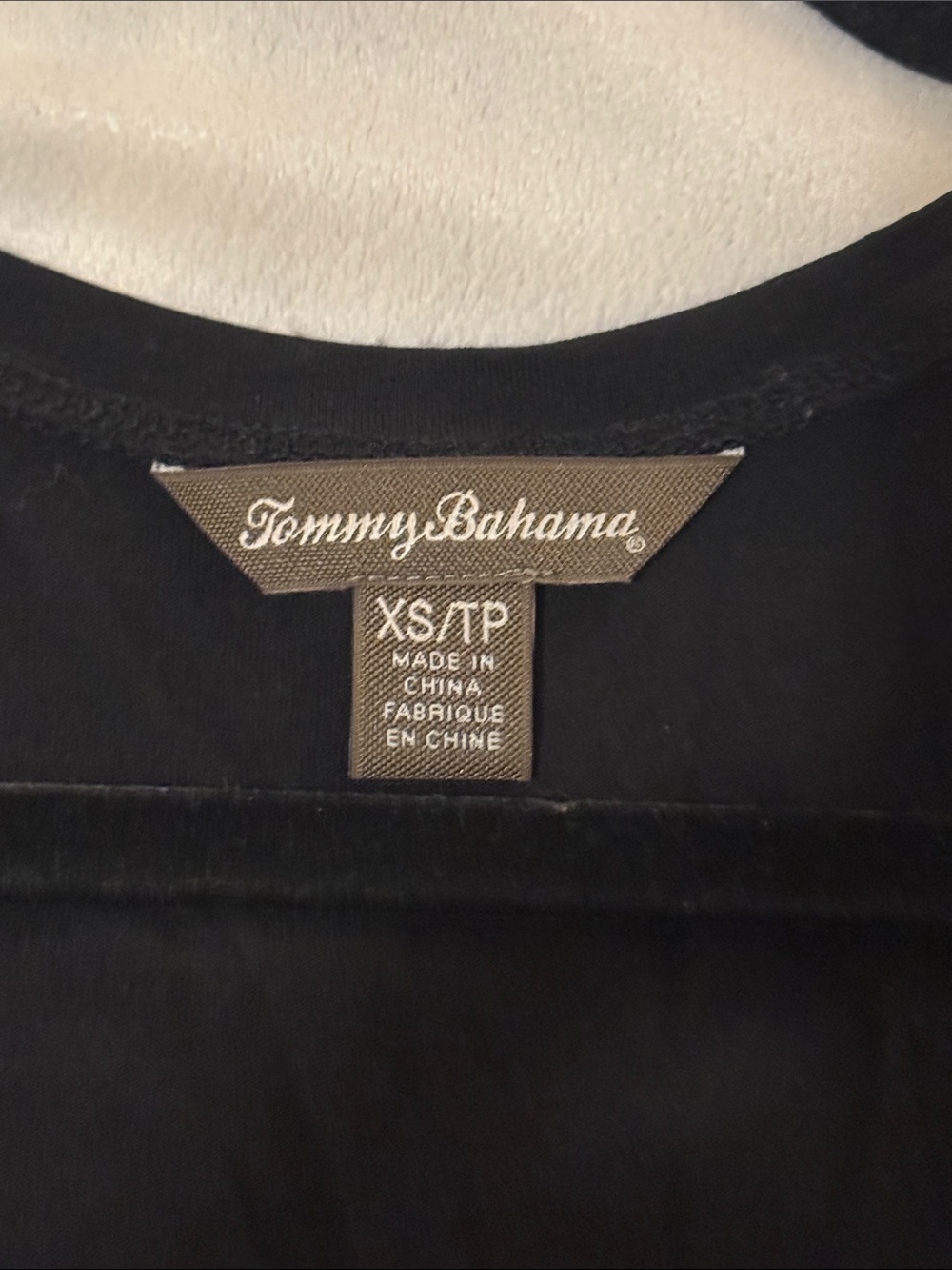 Tommy Bahama Black Sleeveless Tank Dress Size XS with crew neck line - Picture 2 of 6